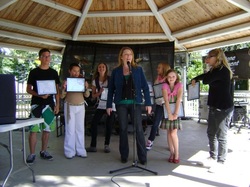 Teri and The Finalists from our Junior Gem Competition at The Preston Music Festival